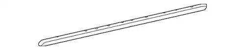 молдинг двери / moulding-w/line front do 877233L020 MOBIS