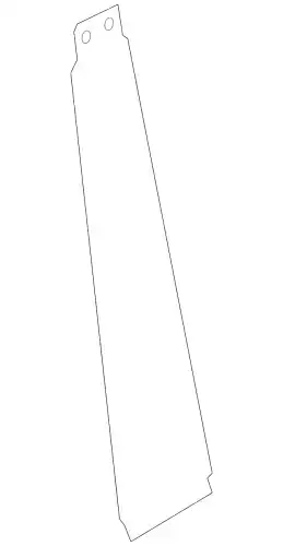 молдинг двери / garnish assy-rr dr frame 832603N000 MOBIS