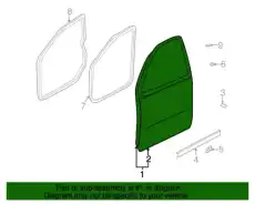  ПАНЕЛЬ ДВЕРИ 760042D032 MOBIS