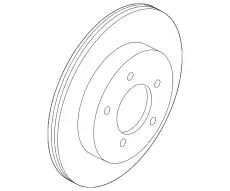 Тормозной диск MAZDA C24Y-26-251B ,
