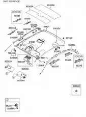 ПОДСВЕТКА САЛОНА 928001E200QS MOBIS