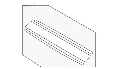 Стекло люка MOBIS 816203V000