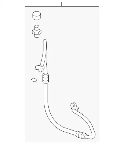 977623X600 ШЛАНГ КОМПРЕССОРА КОНДИЦИОНЕРА MOBIS