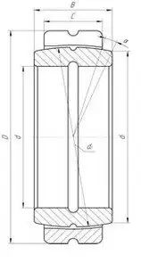 GE70ES Подшипник GE 70 ES SKF