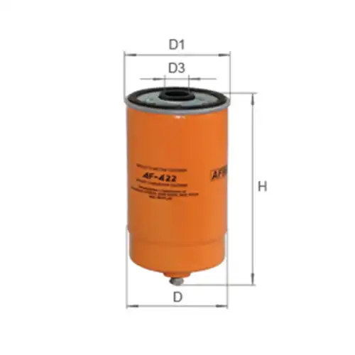 Фильтры очистки топлива 'AF-422 ALPHA FILTER