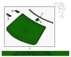ветровое стекло / glass assy-windshield 86110-2V010 MOBIS