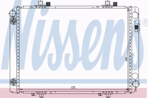 Радиатор кондиционера (конденсатор) NISSENS 62602