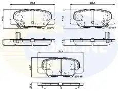 Тормозные колодки дисковые COMLINE CBP32238