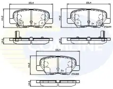 Тормозные колодки дисковые COMLINE CBP32238
