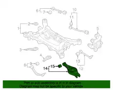 Рычаг подвески HYUNDAI / KIA 552103N850