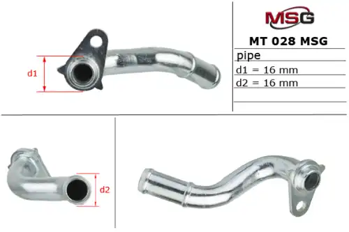 Шланг ГУР MSG MT 028 PIPE