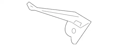 Кронштейн радиатора нижний PCU000090 LAND ROVER