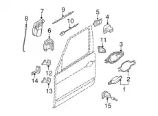 Ручка двери LAND ROVER CXB500240PNF
