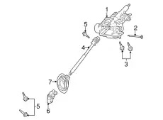 ZZC032850B Шарнир рулевого вала MAZDA