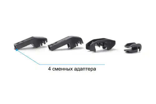 Щетка стеклоочистителя бескаркасная SCHET165 AZARD 360/14'' мм/",