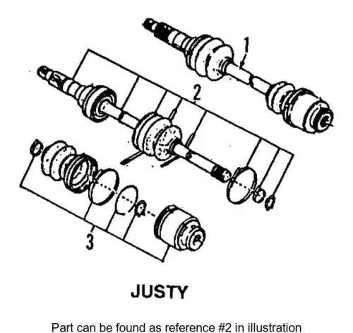 ШРУС наружный комплект Sub 7232 91013 SUBARU