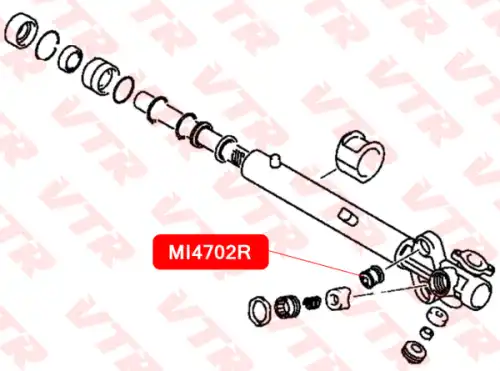 MI4702R САЙЛЕНТБЛОК РУЛЕВОЙ РЕЙКИ VTR