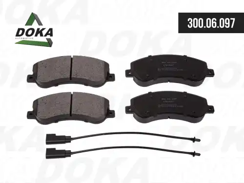 Тормозные колодки дисковые DOKA 300.06.097
