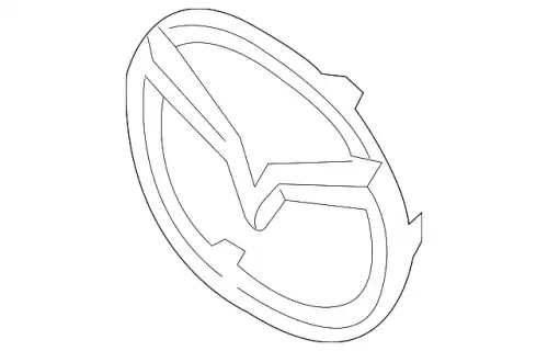  ЭМБЛЕМА РЕШЕТКИ РАДИАТОРА KD4551741 MAZDA