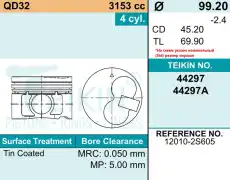 Поршень TEIKIN 1шт 44297STD