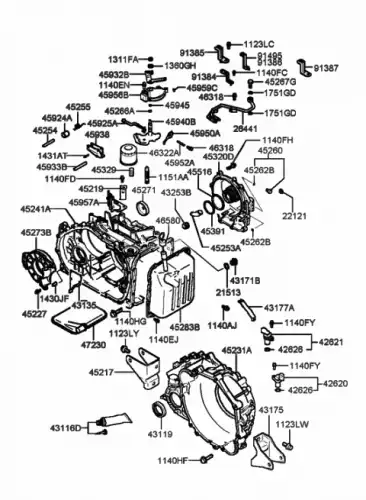 Датчик скорости 4262139050 HYUNDAI