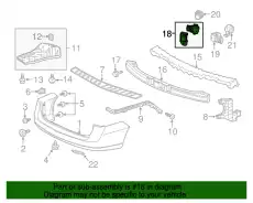 Датчик парковки 39680TK8A11ZF HONDA