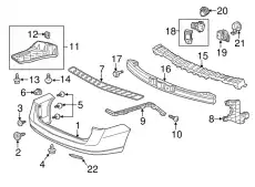 Датчик парковки 39680TK8A11ZF HONDA