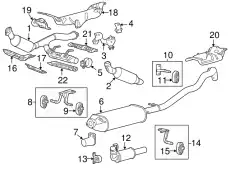 Изолятор глушителя 2L2Z5A262BA FORD