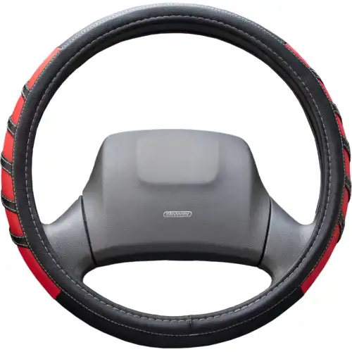 ОПЛЕТКА SKYWAY COMBO-2 L ЧЕРНО/КРАСНАЯ ЭКОКОЖА S01102028