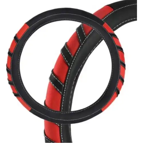 Оплетка Combo-2 M Черно/Красная экокожа, SKYWAY S01102059