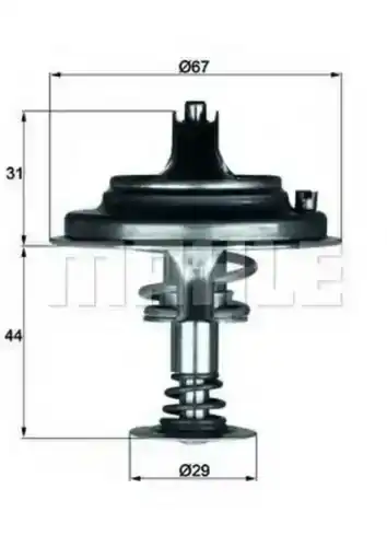 Термостат системы охлаждения KNECHT TX2680D
