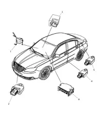 Кольцо контактное 05156106AC CHRYSLER