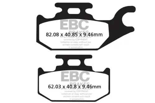 Тормозные колодки дисковые EBC FA307TT
