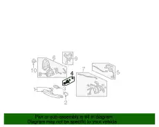 Личинка двери 74861S9A013 HONDA