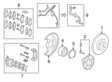 шланг тормозной передний 01465TZ5A01 HONDA