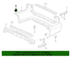  ПИСТОН КРЕПЛЕНИЯ ПЕРЕДНЕГО БАМПЕРА 71144S0XA01 HONDA