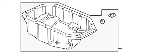 Поддон картера двигателя HONDA 11200RAAA00
