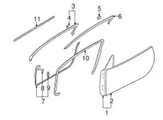 Ручка двери MITSUBISHI MR790829