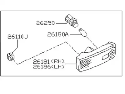 Фара NISSAN 2618040U26