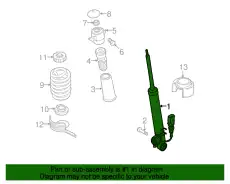8F0513026A, ГАЗОНАПОЛНЕННЫЙ АМОРТИЗАТОР VAG