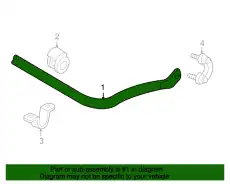 Стабилизатор 8E0411309B VAG