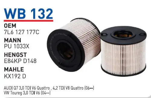 Топливный фильтр WUNDER WB132