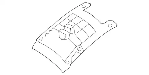 Подкрылок MB 166 884 10 00