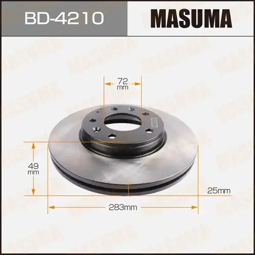 Тормозной диск MASUMA BD-4210