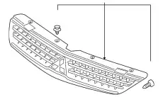 Решетка радиатора MITSUBISHI 7450A168