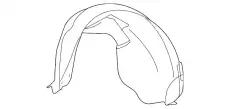 Подкрылок GM 25848126