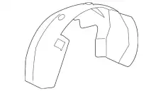 Подкрылок GM 22860092