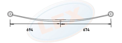 Рессора подвески LEX RS-6728