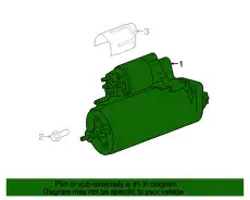 Стартер PORSCHE 95860411000