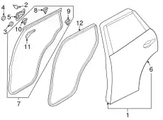 УПЛОТНИТЕЛЬ KD5372760E MAZDA